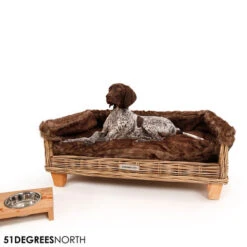 51 Degrees North Rattan Cover Bed 7 51 Degrees North Rattan Cover Bed -Geschäft Für Hundebedarf 51 degrees north rattan cover bed 212411 0500 none