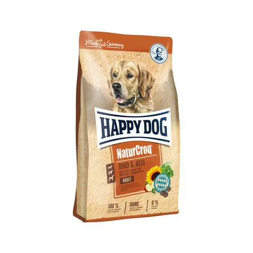 Happy Dog NaturCroq Rind & Reis 1 Happy Dog NaturCroq Rind & Reis