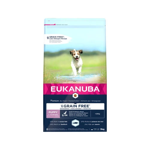 Eukanuba Dog Junior Small Medium Grainfree Hundefutter 1 Eukanuba Dog Junior Small Medium Grainfree Hundefutter