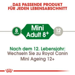 Royal Canin Mini Adult 8+ - Hundefutter -Geschäft Für Hundebedarf royal canin mini adult 8 hondenvoer 128588 0500 none